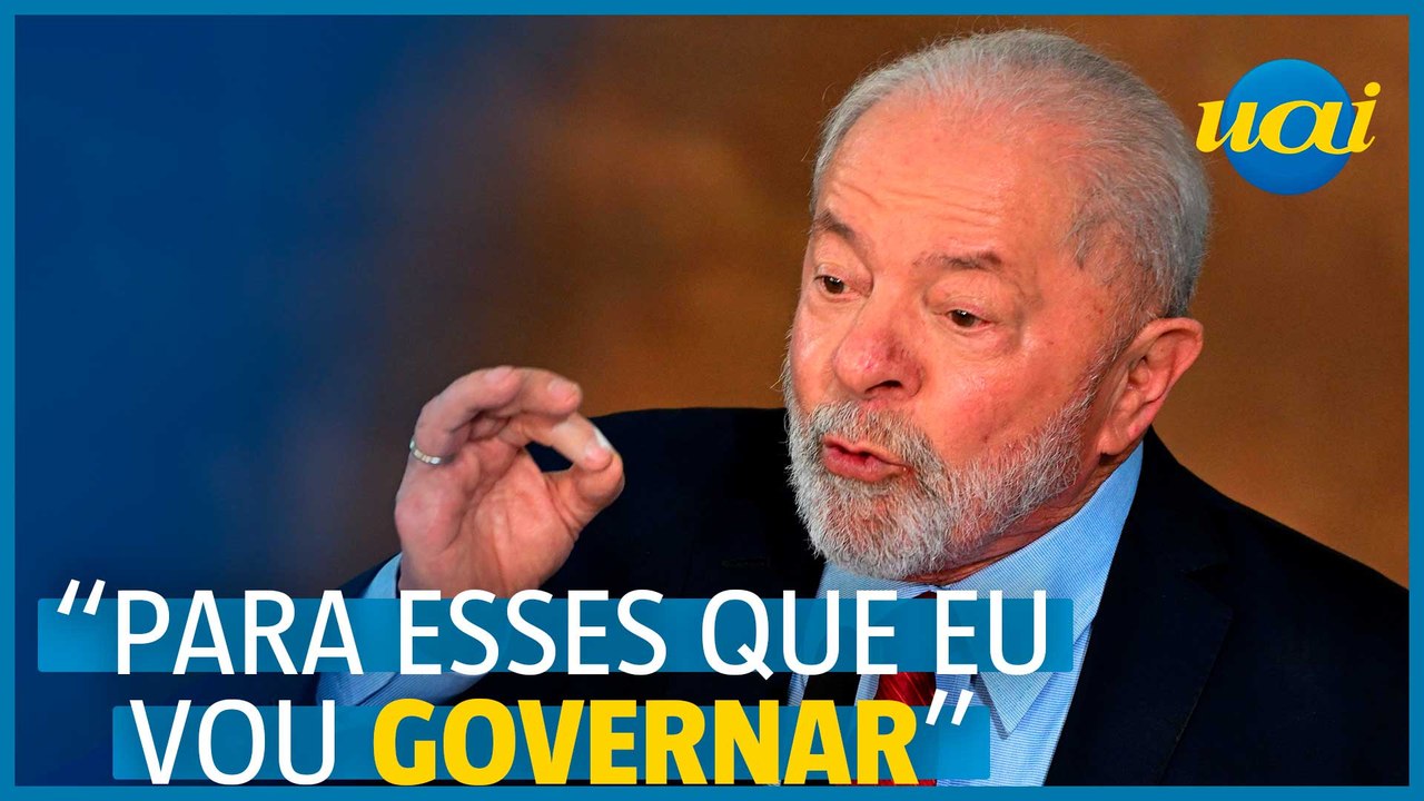 Lula afirma ter 'lado' e que governa para pobres