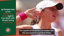 Swiatek proud of 'great achievement' after reaching third Roland Garros semi