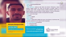 Familiares de Christian Barajas, desaparecido en Tonalá se manifiestan afuera de Casa Jalisco