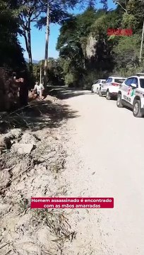 Homem assassinado é encontrado com as mãos amarradas