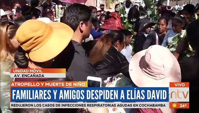 ¡Adiós pequeño Elías David! : Entre gritos y lágrimas entierran al niño atropellado