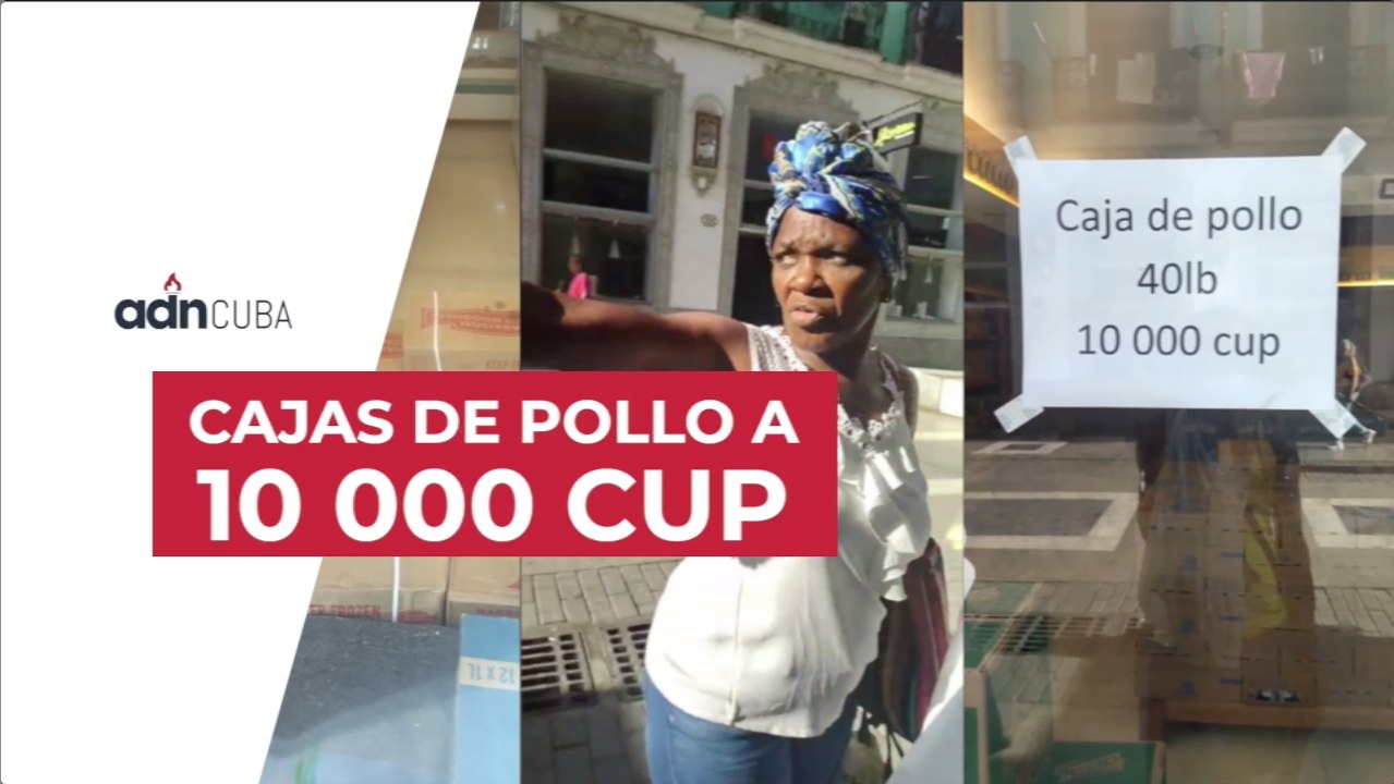 Cajas de pollo a 10 000 CUP