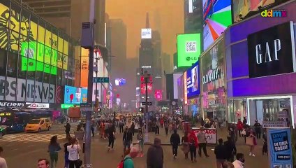Incendios en Canadá generan alerta por la calidad de aire en Estados Unidos