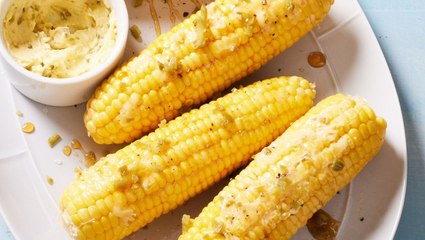 Steamed Corn Is The Perfect Vessel For Honey-Jalapeño Butter