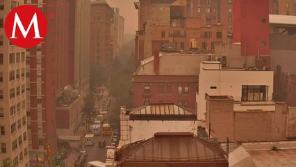 Humo de incendios de Canadá llega a Nueva York; ayer fue la ciudad más contaminada