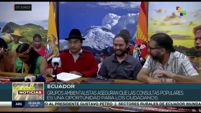Grupos ambientalistas en Ecuador anuncian jornadas de movilizaciones de cara a consultas populares
