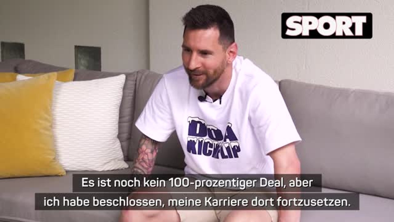 'Eine harte Zeit': Messi erklärt Miami-Wechsel