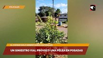 Un choque provocó un disturbio en Posadas