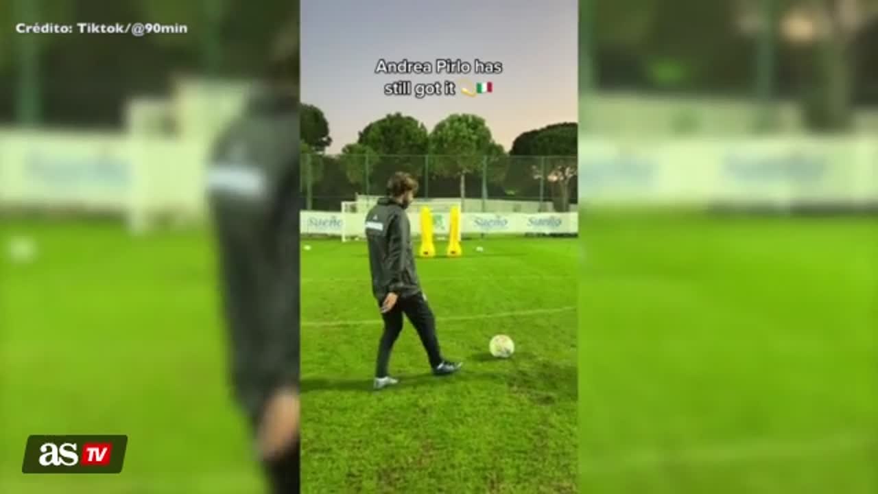 VIDEO: Andrea Pirlo proves he’s still got it