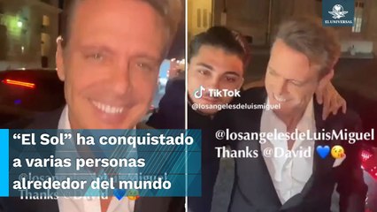 Así reaccionó Luis Miguel con fans que se le acercaron en París