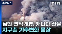 [뉴스라이브] 남한 면적 40% 집어삼킨 캐나다 산불...