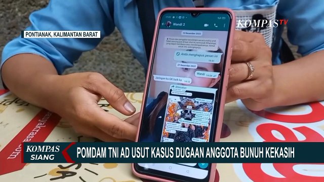 Pomdam TNI AD Usut Kasus Dugaan Anggota Bunuh Kekasih Bernama Sri Mulyani di Sambas