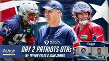 Patriots Day 2 OTA Takeaways: Christian Gonzalez & Bill O'Brien Impressions