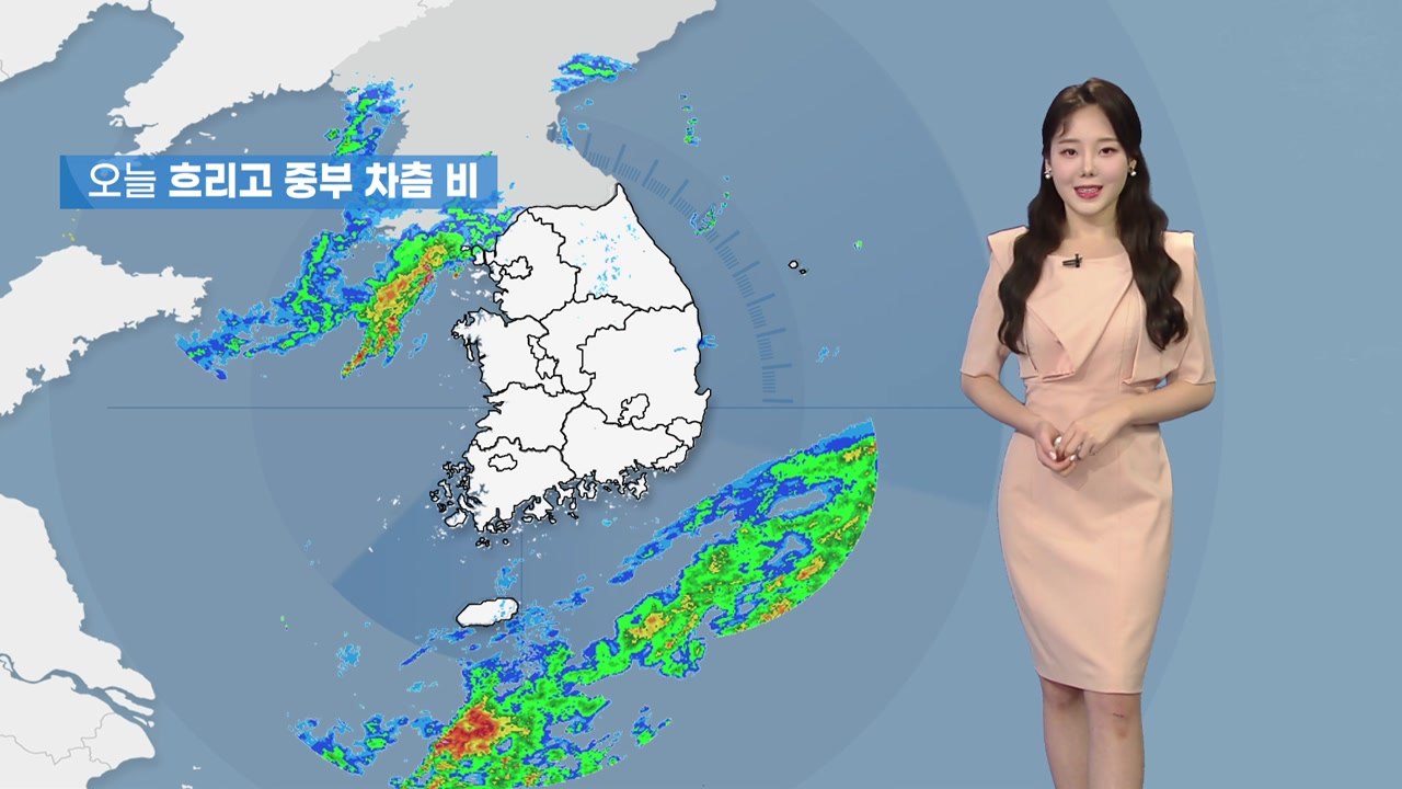 [날씨] 오늘 흐리고 중부 차츰 비...중부 지방 소나기 / YTN