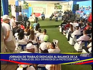 Jefe de Estado presenta balance de la 2da línea de trabajo 2023: Expansión de protección social.