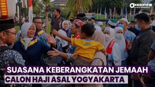 Isak Tangis Warnai Keberangkatan Ratusan Jemaah Calon Haji di Kota Yogyakarta