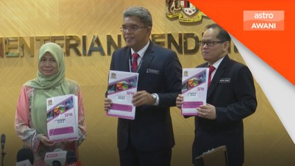 Keputusan SPM 2022 meningkat berbanding tahun 2021