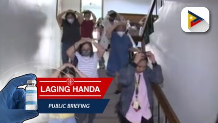 2nd Quarter Nationwide Simultaneous Earthquake Drill, isinagawa ngayong araw