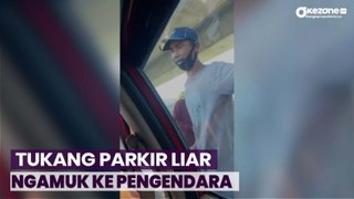 Viral! Tukang Parkir Liar Ngamuk Gegara Tak Diberi Uang di Makassar