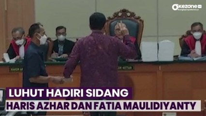 Luhut Hadir sebagai Saksi di Sidang Haris Azhar dan Fatia Maulidiyanty