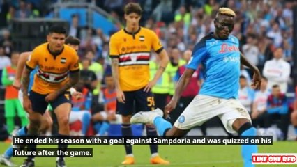 Osimhen has say on Napoli future amid Man United transfer interest