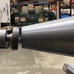 Spinning a 12” x 8” Aluminum Cone #shorts #viral #shortsvideo #video #innovationhub