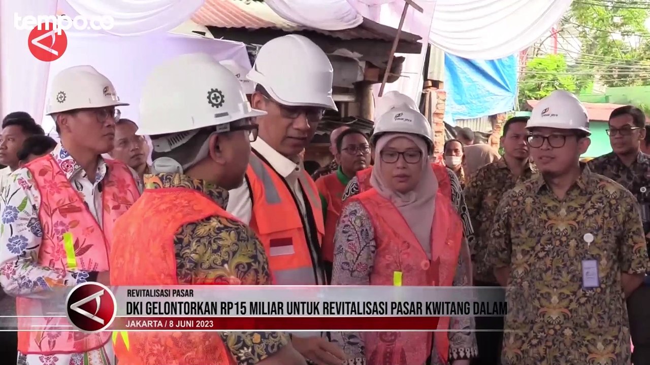 Rp15 Miliar dari Pemprov DKI untuk Revitalisasi Pasar Kwitang Dalam
