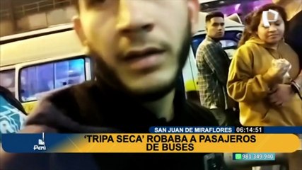 Capturan por segunda vez a raquetero extranjero con varias denuncias por robo en SJM