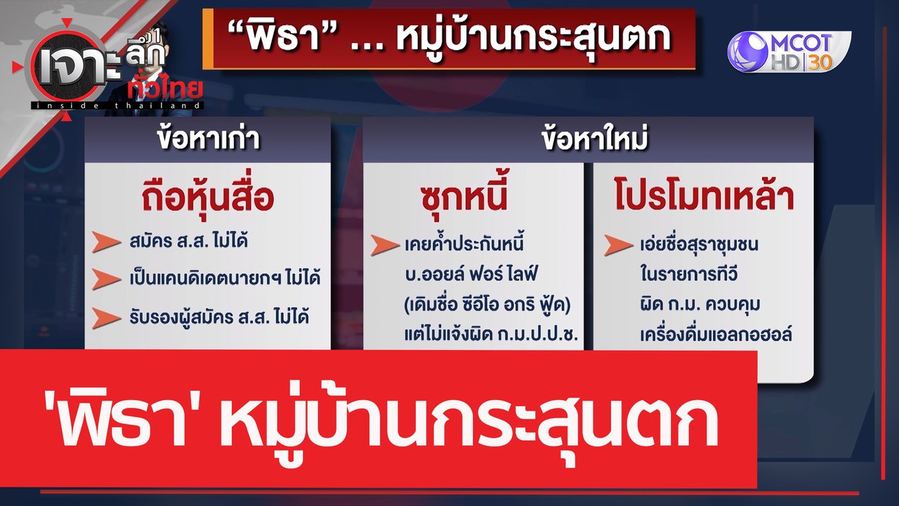 'พิธา' ...หมู่บ้านกระสุนตก | เจาะลึกทั่วไทย (8...