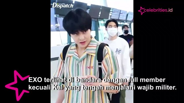 EXO Terlihat di Bandara setelah Ramai Kisruh Bubarnya EXO-CBX