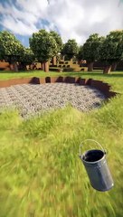 TNT vs Water Realistic Physics _ Minecraft RTX #shorts #minecraft
