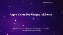 What are the Pros/Cons of the Apple Vision Pro. | Apple much awaited Vision Pro has been announced. Is the future is here?