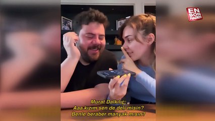 Berfu Yenenler Murat Dalkılıç'a telefon şakası yaptı