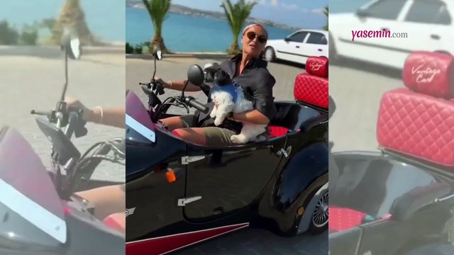 Hülya Avşar'dan trafik sorununa çözüm! Yazlıkta kullanmak için özel araba alan...