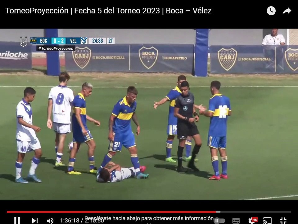 Copa Liga Profesional de Futbol Argentino 2023: Boca 1 - 2 Velez (2do Tiempo)