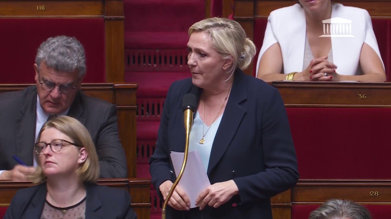 "Vous avez peur du vote, parce qu'en réalité, vous avez peur du peuple", lance Marine Le Pen à l'Assemblée