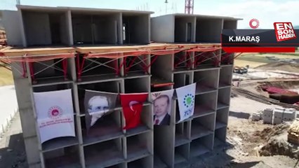 Depremzedeler için mesai sürüyor, konutlar yükseliyor