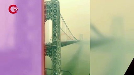 Kanada'da başlayan ve kontrolden çıkan orman yangınları sonrası New York'un şu anki hali