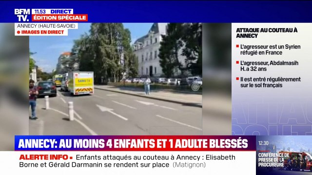 Attaque au couteau à Annecy: les quatre enfants blessés sont en urgence absolue