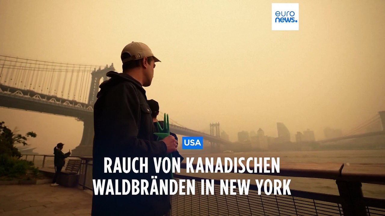 Rauch von Kanadischen Waldbränden hüllt New York ein