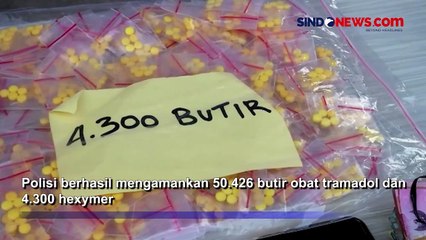 Edarkan Ribuan Hexymer dan Tramadol, 4 Pria di Sukabumi Ditangkap Polisi