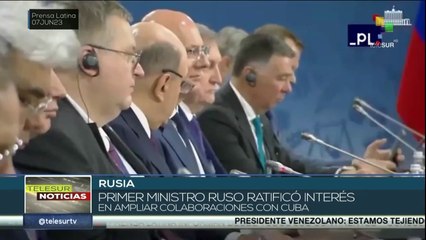 Primeros ministros de Cuba y Rusia ratifican ampliación de la colaboración entre ambas naciones