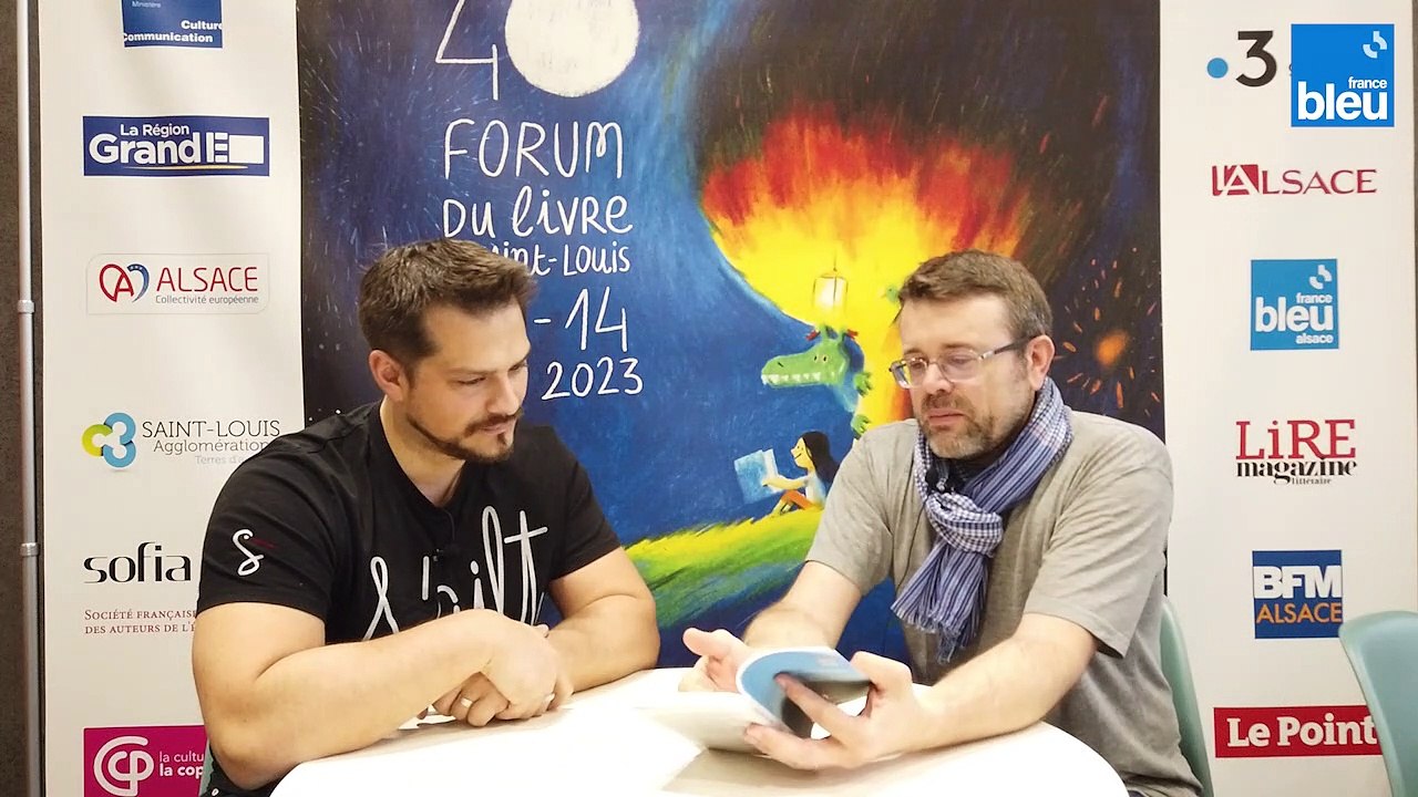 Rencontre avec Jean-Christophe Meyer au Forum du livre de St-Louis 2023