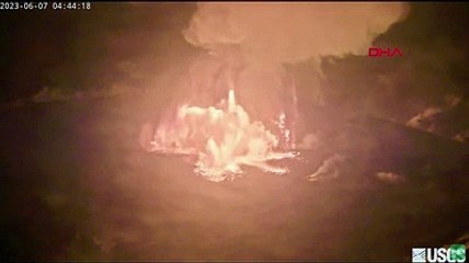 Dünyadaki ''cehennemin kapısı'' yeniden açıldı! Görüntüler korkunç!