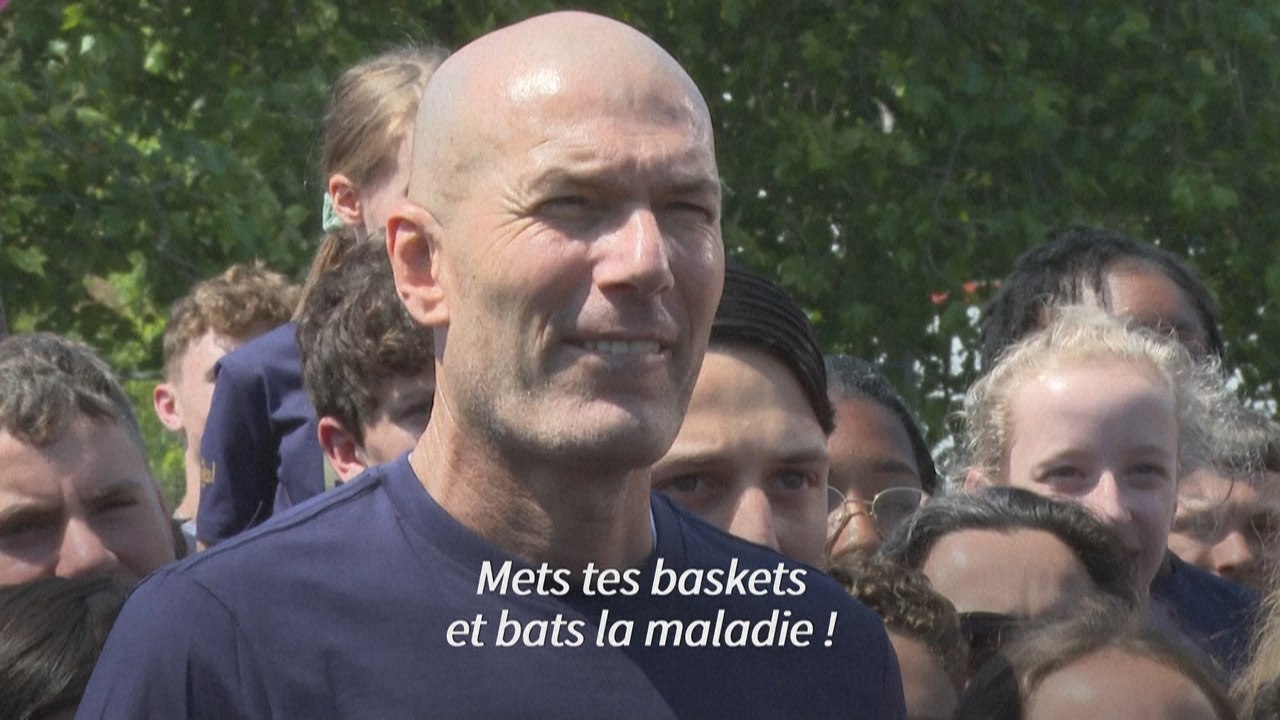 Leucodystrophies : Zidane rencontre des enfants qui soutiennent l'association ELA