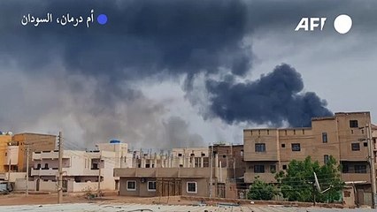 حريق في محيط مجمع للصناعات العسكرية في الخرطوم