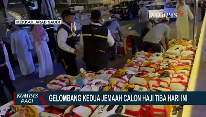 Gelombang  Dua Calon Haji Indonesia Tiba di Tanah Suci 8 Juni 2023