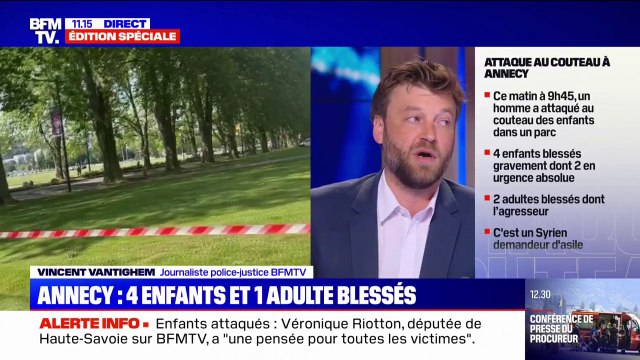 Attaque au couteau à Annecy: Antoine Armand, député de Haute-Savoie, dit son soutien aux familles des victimes après une agression innommable