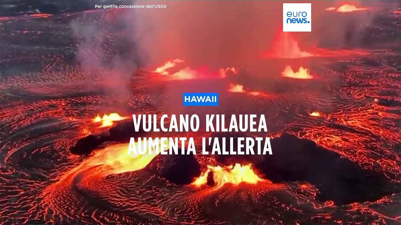 Vulcano Mauna Loa, allerta più alta per l'eruzione