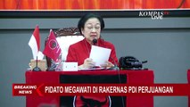 Pidato Rakernas, Megawati: PDIP akan Lanjutkan Program Presiden Jokowi